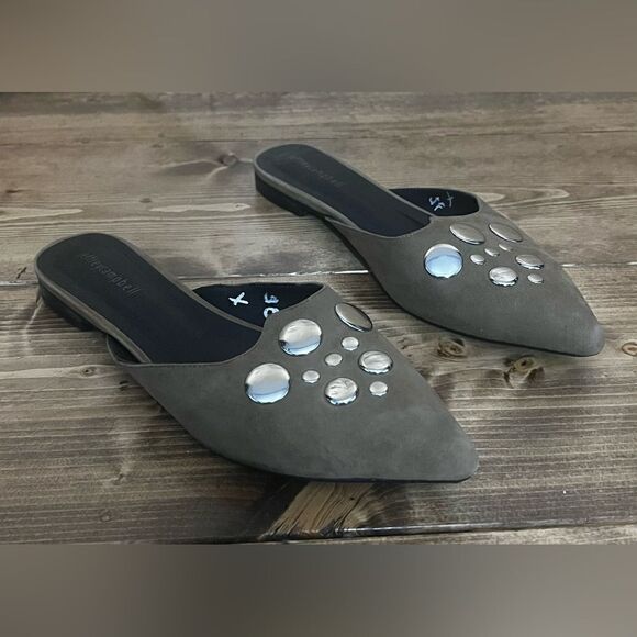 Jeffrey Campbell Studded Slip-on Flats - Picture 1 of 5